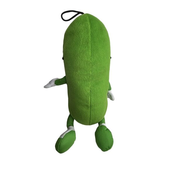 Fiesta Mr Pickle Plush Stuffed Toy Green 16" Anthropomorphic Glasses Mustache - Picture 4 of 7